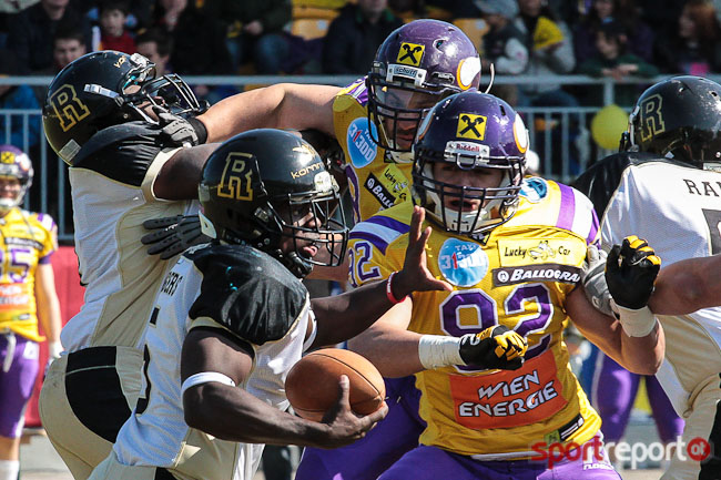 Vikings fahren erwartet klaren Sieg ein – Foto: © Sportreport Raiffeisen Vikings, AFC Rangers