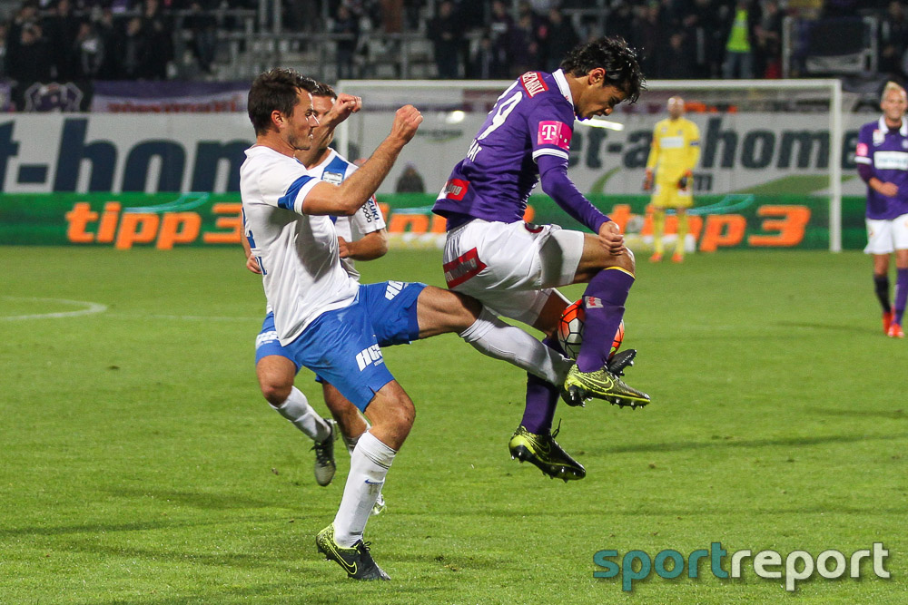 Der tapfere Kampf der Grödiger in der zweiten Hälfte blieb unbelohnt
© Sportreport/Gerhard Weingrill FK Austria Wien, SV Grödig, Generali Arena, tipico Bundesliga