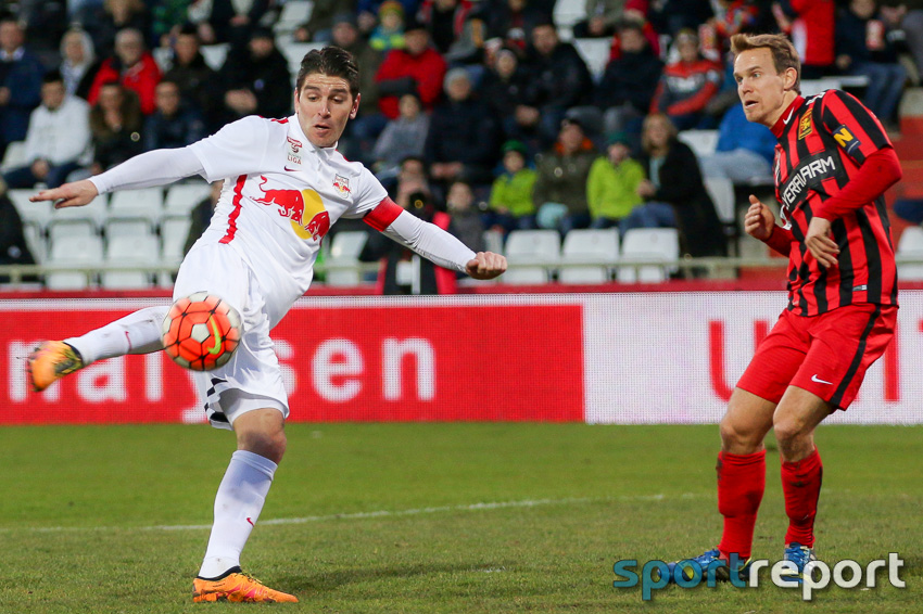 FC Red Bull Salzburg holt sich Tabellenführung zurück - knapper Sieg bei Admira Wacker - Bild © Sportreport FC Red Bull Salzburg holt sich Tabellenführung zurück - knapper Sieg bei Admira Wacker