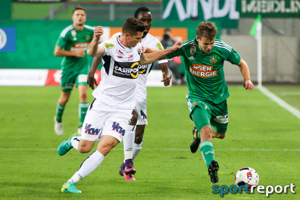 Fußball, Bundesliga, Tipico Bundesliga, Rapid Wien, SCR Altach, SCR Altach vs. Rapid Wien