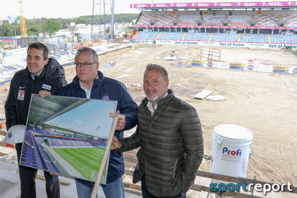 Umbau des Austria Stadion – Alles im Plan bei der Generali Arena - Bild © Sportreport Umbau des Austria Stadion – Alles im Plan bei der Generali Arena