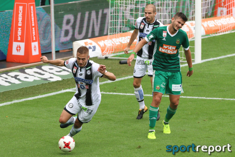 Keine Tore in der Merkur Arena – Punkteteilung im Schlager Sturm Graz vs. Rapid Wien - Bild © Sportreport Sturm Graz, Rapid Wien, #stuscr, Merkur Arena