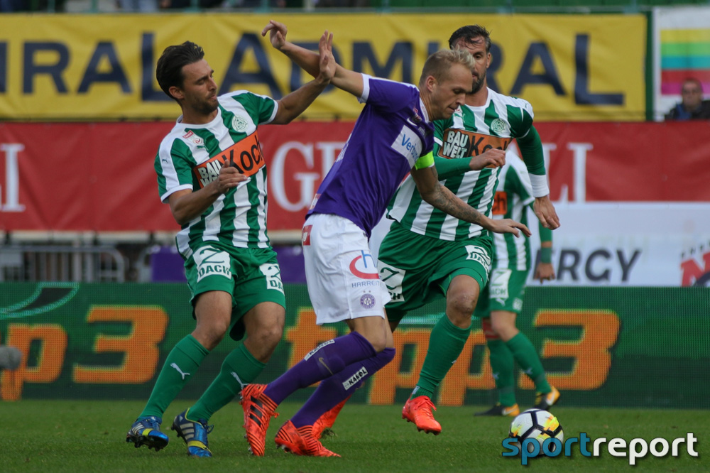 Violett vor harter Nuss beim SV Mattersburg - Austria Wien bereits unter Zugzwang - Bild © Sportreport Fußball, Bundesliga, Tipico Bundesliga, Austria Wien, SV Mattersburg