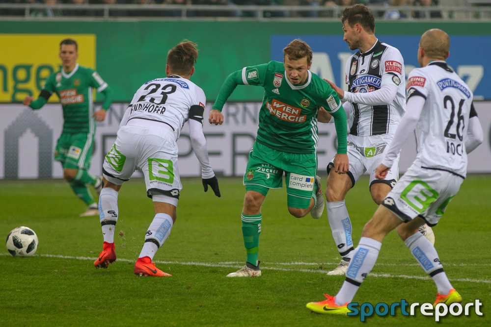 Dank Bolingoli-Premierentor – Rapid Wien rettet Punkt gegen Sturm Graz - Bild © Sportreport Rapid Wien, Sturm Graz, #scrstu, Allianz Stadion