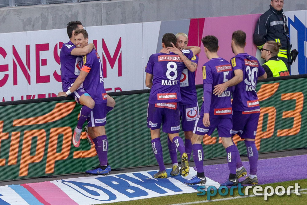 Austria Wien holt in Unterzahl wichtige drei Punkte gegen TSV Hartberg - Bild © Sportreport Austria Wien holt in Unterzahl wichtige drei Punkte gegen TSV Hartberg