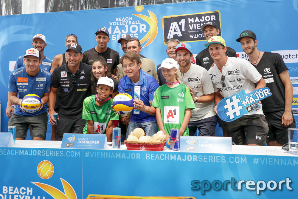 Pressekonferenz, A1 Major Beachvolleyball, Donauinsel, A1 Major