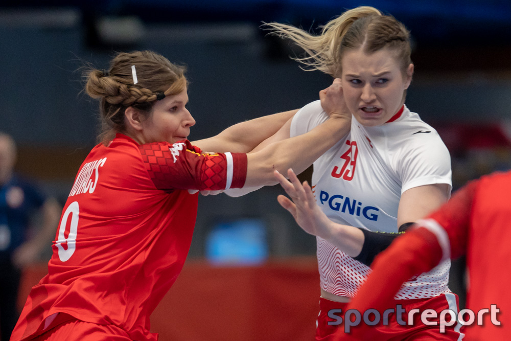 Österreichs Frauen Handball Nationalteam wahrt mit Unentschieden gegen Polen WM-Chance