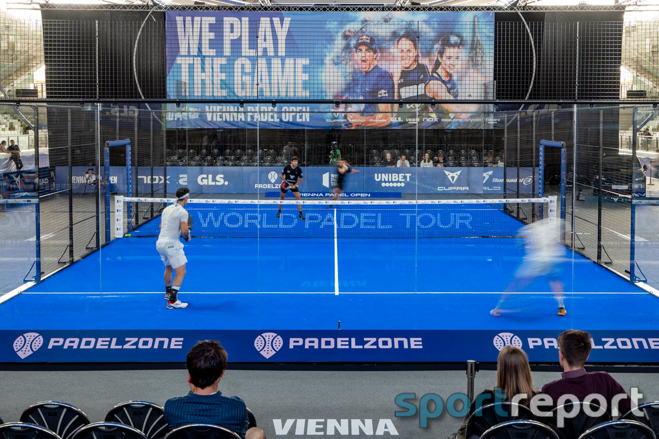 Die Padel-Stars kommen auch 2023 bei den Vienna Padel Open nach Wien - Bild © Sportreport Aufmacherbild für Artikel