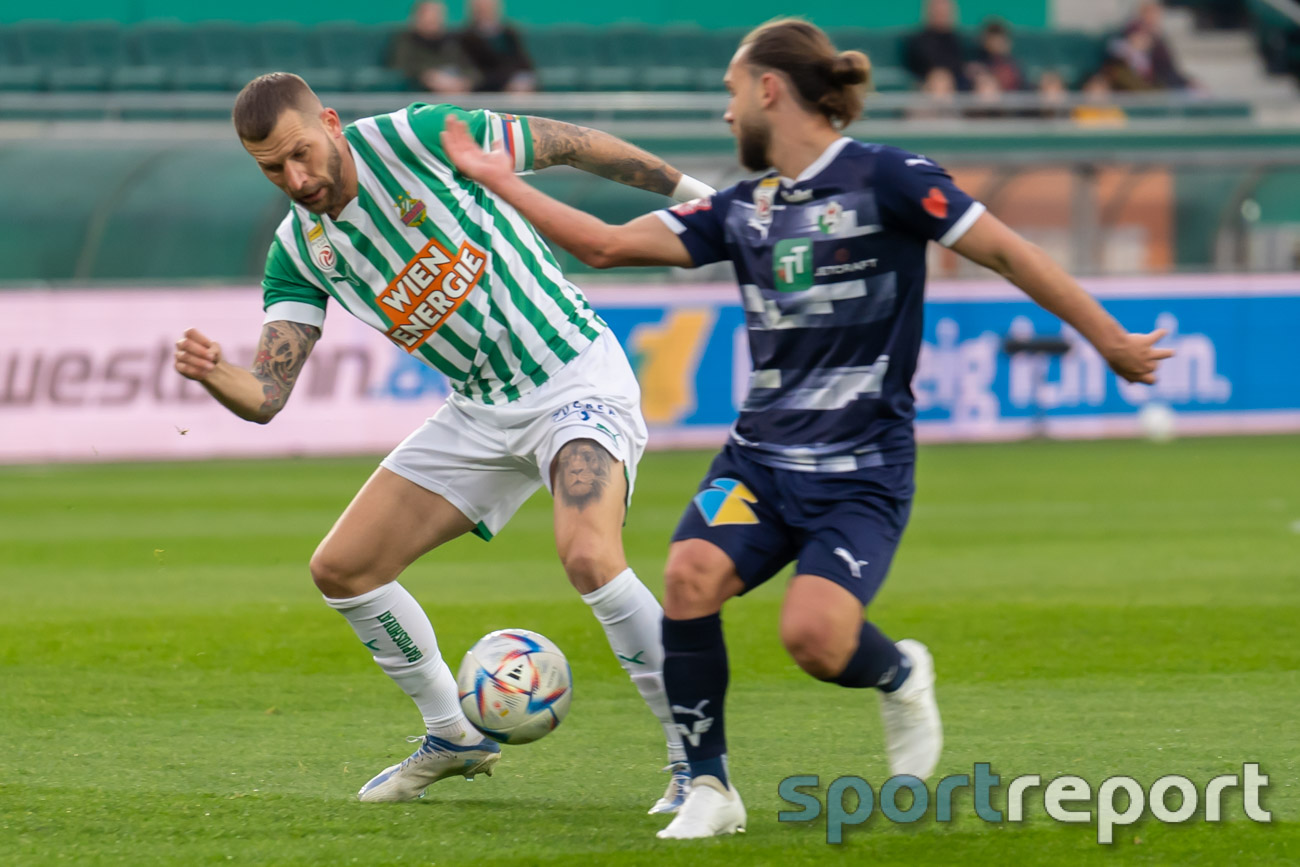 Rapid Wien löst mit Heimsieg gegen die WSG Tirol Meistergruppen-Ticket - Bild © Sportreport Rapid, Rapid Wien, WSG Tirol, #SCRWSG