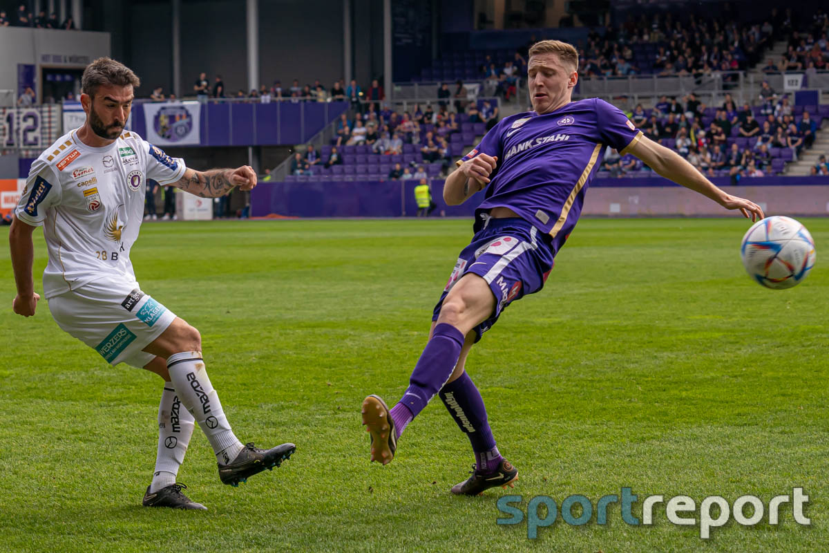 „Wiener Violetten mit Selbstfaller“ – Austria Wien vergibt Heimsieg gegen Austria Klagenfurt durch herbe Abwehrschnitzer - Bild © Sportreport Austria Wien, Austria Klagenfurt