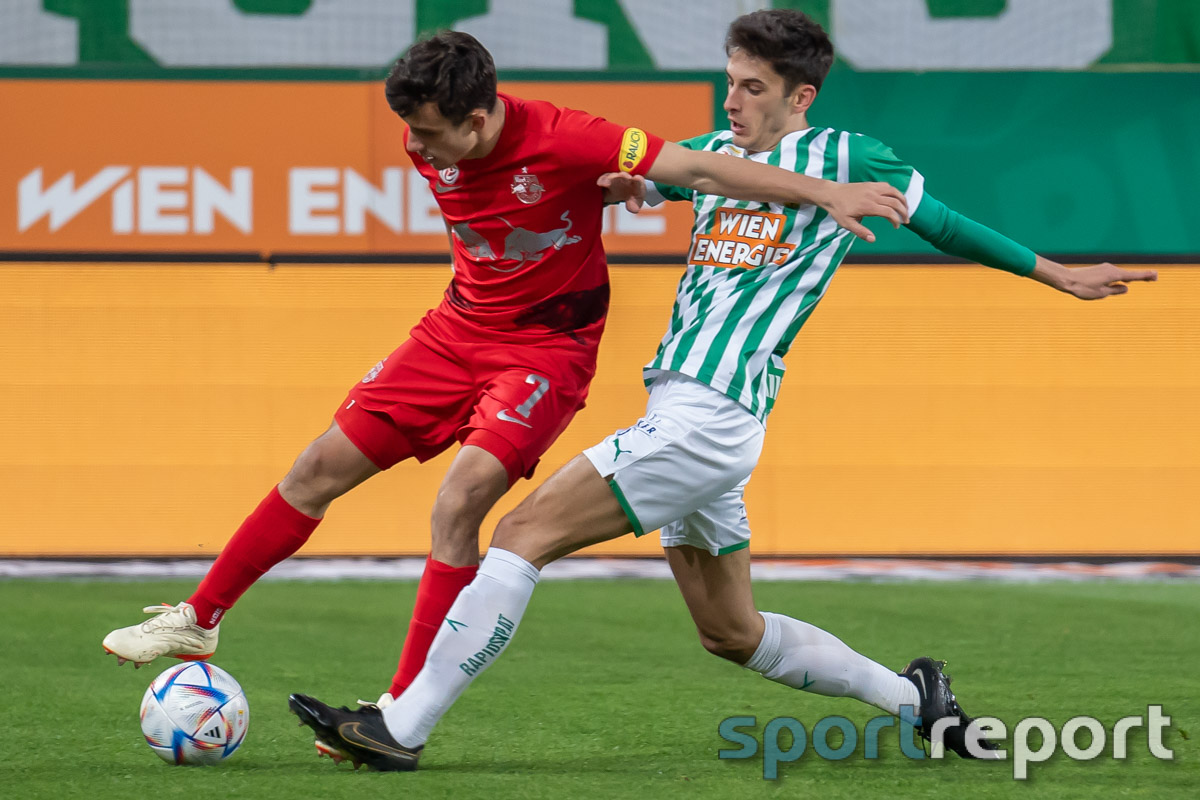 Intensiver Fight auf Augenhöhe - Punkteteilung bei Rapid Wien vs. Red Bull Salzburg - Bild © Sportreport Red Bull Salzburg, Rapid Wien, Rapid, #SCRRBS