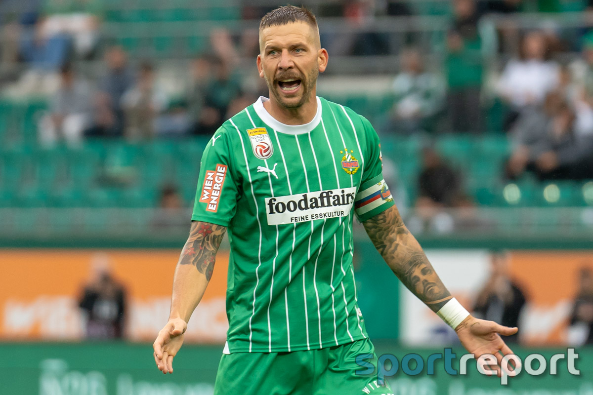 Rapid Wien hat mit harmlosen SCR Altach keine Schwierigkeiten - Bild © Sportreport Rapid Wien, SCR Altach, #SCRALT, #SCR2023