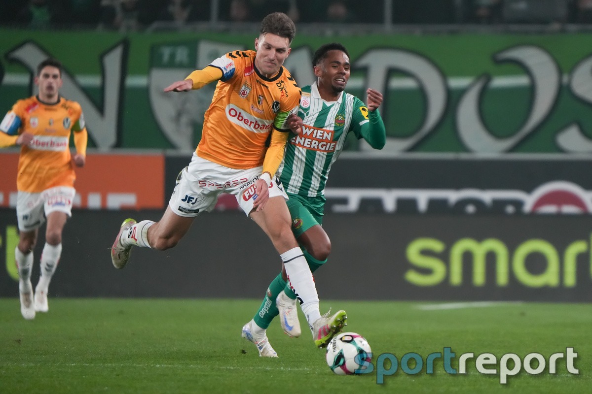 Die SV Ried gewinnt im 44. Anlauf gegen SK Rapid und verl#ängert die Negativserie der Hütteldorfer
© Gerhard Weingrill/Sportreport SK Rapid, SV Ried, Allianz Stadion, Admiral Bundesliga, 16. Runde