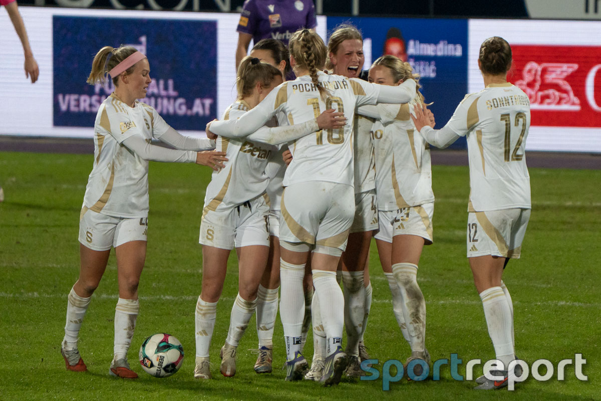 Bilder vom Spiel in der Viertelfinale - Rückspiel der UEFA Frauen Europacup zwischen FK Austria Wien Frauen und AC Sparta Prag Frauen