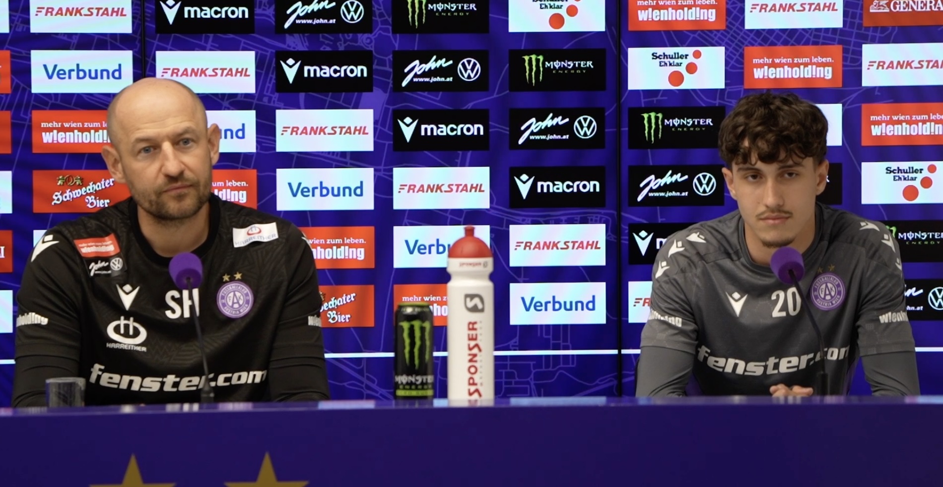 Pressekonferenz von Stephan Helm vor FK Austria Wien – LASK im Generali Arena