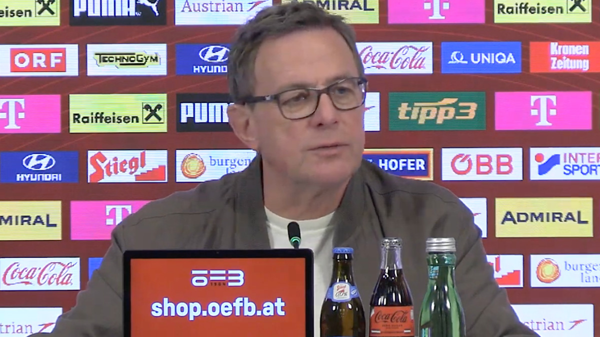 ÖFB-Teamchef Ralf Rangnick gibt den Teamkader für die Länderspiele gegen Ghana und Südkorea bekannt