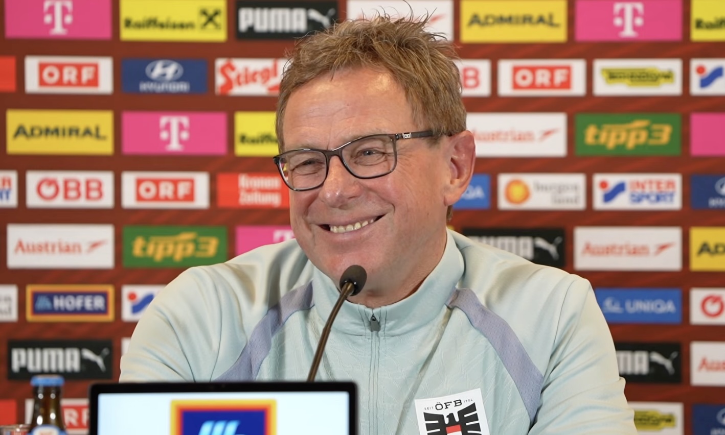 Pressekonferenz von Ralf Rangnick nach Österreich – Ghana im Ernst Happel Stadion