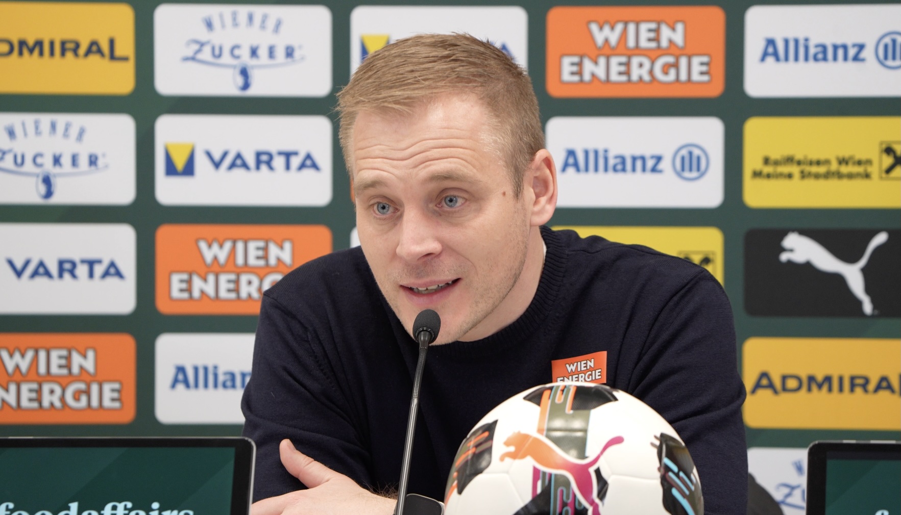 Pressekonferenz von Johannes Hoff Thorup nach SK Rapid – FC Red Bull Salzburg im Allianz Stadion