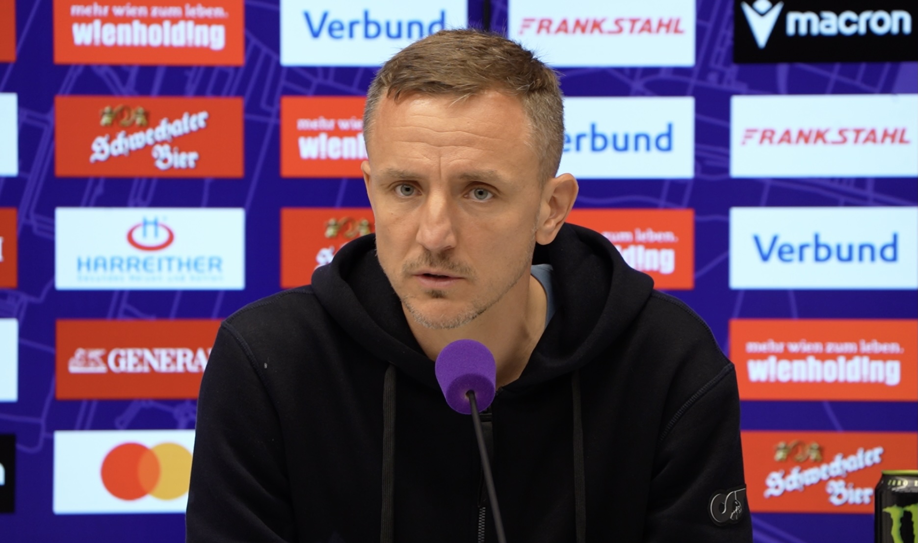Pressekonferenz von Daniel Beichler nach FK Austria Wien – FC Red Bull Salzburg In der Generali Arena 