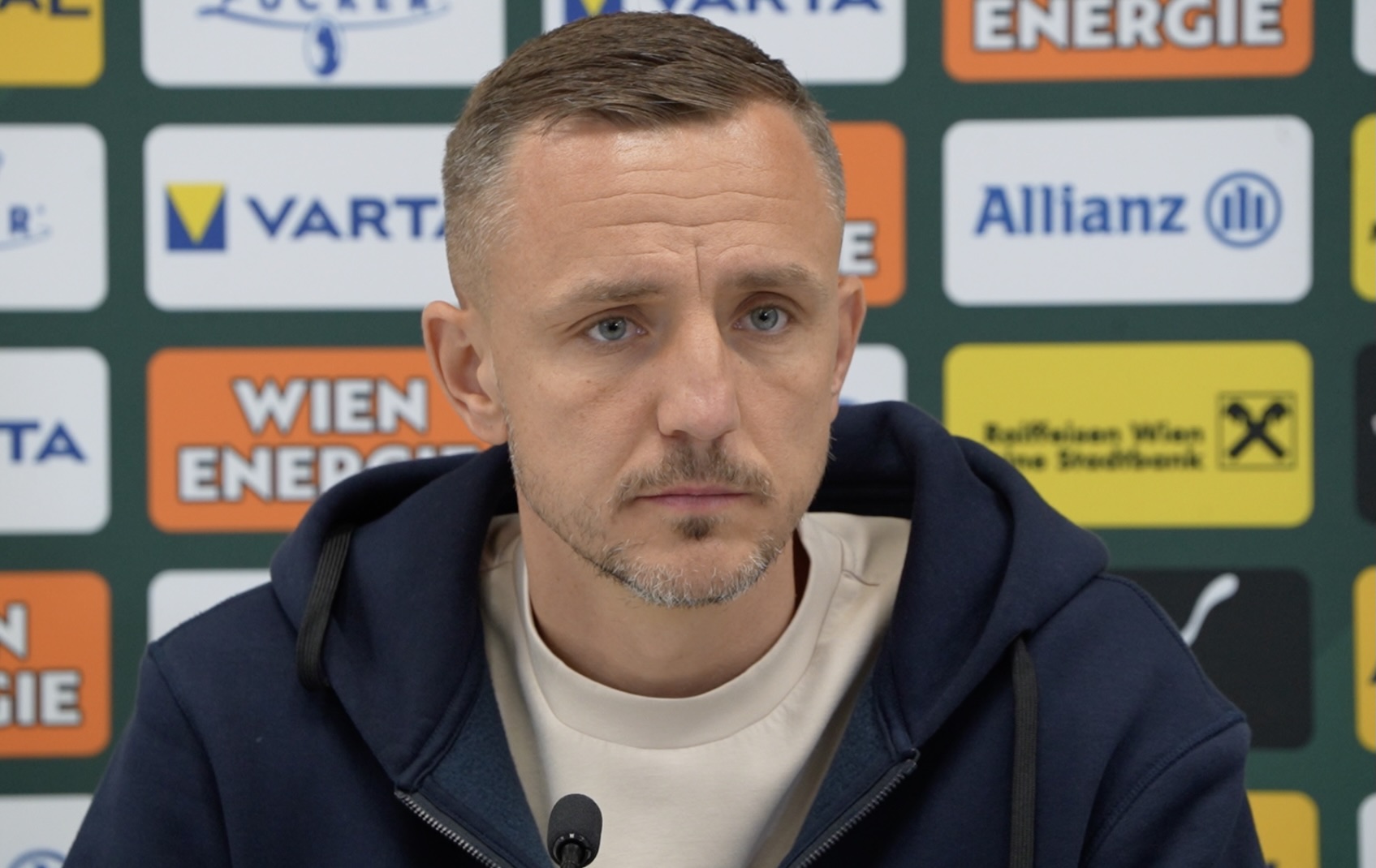 Pressekonferenz von Daniel Beichler nach SK Rapid – FC Red Bull Salzburg Im Allianz Stadion 