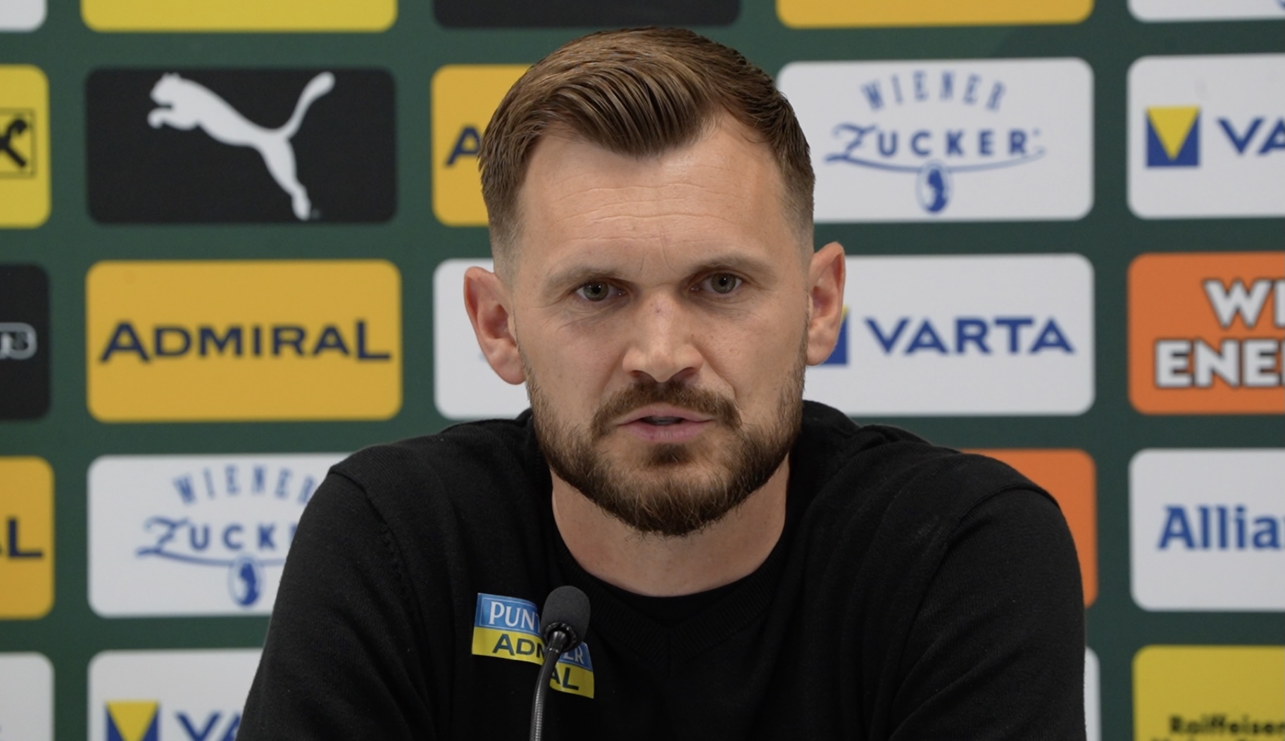 Pressekonferenz von Fabio Ingolistch nach SK Rapid – SK Sturm Graz Im Allianz Stadion 