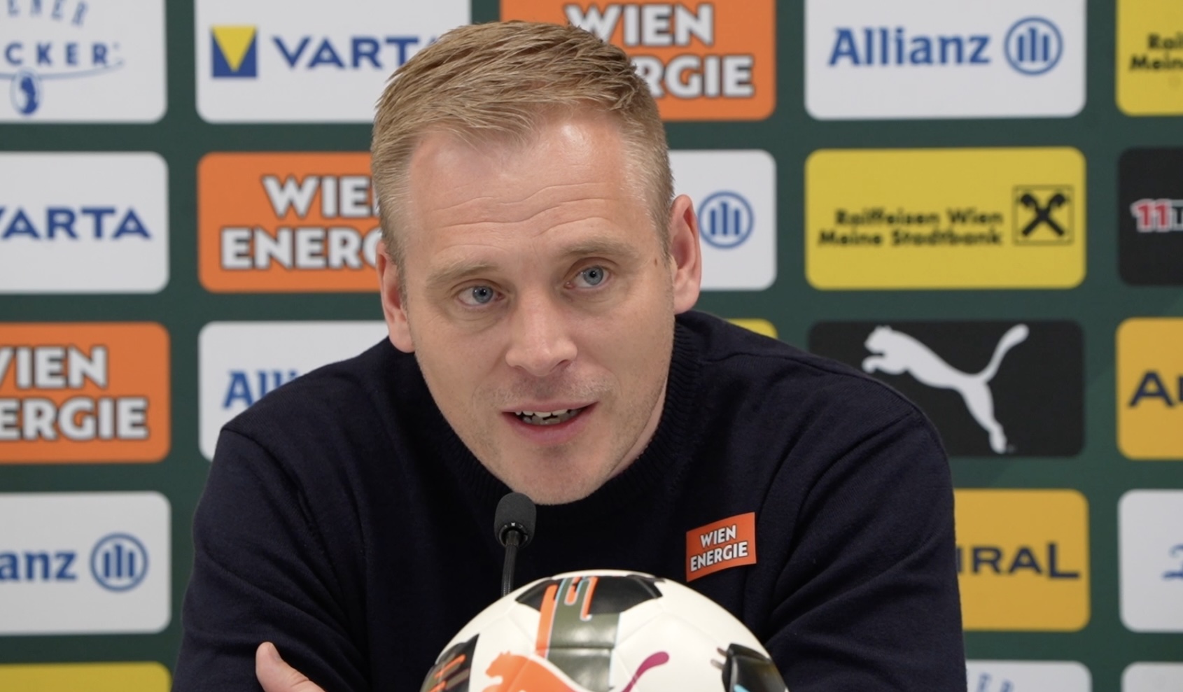 Pressekonferenz von Johannes Hoff Thorup nach SK Rapid – FC Red Bull Salzburg im Allianz Stadion
