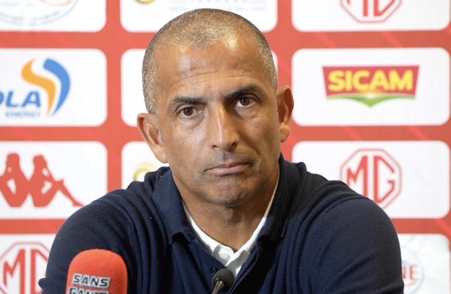 Pressekonferenz von Sabri Lamouchi nach Österreich – Tunesien Im/In der Ernst Happel Stadion 